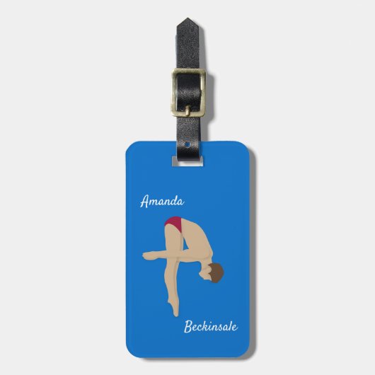 Diving Bagagelabel (Voorkant verticaal)
