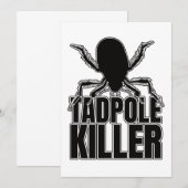 Diving Beetle Beetles Tadpole Killer - Entomologie Kaart (Voorkant / Achterkant)
