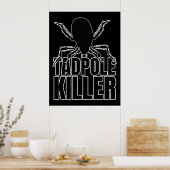 Diving Beetle Beetles Tadpole Killer - Entomologie Poster (Keuken)