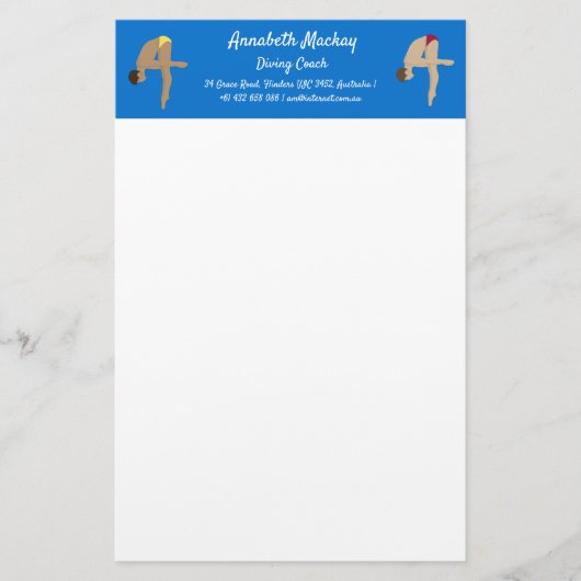 Diving Briefpapier (Voorkant)