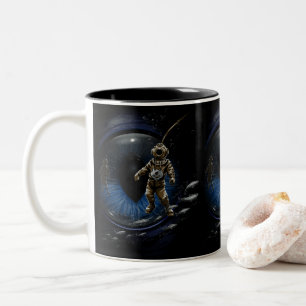 Diving Buddy Tweekleurige Koffiemok