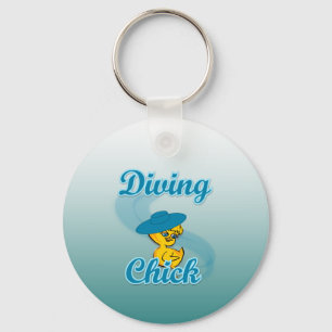 Diving Chick #3 Sleutelhanger