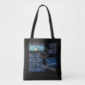 Diving Curaçao Caribbean Tote Bag (Voorkant)
