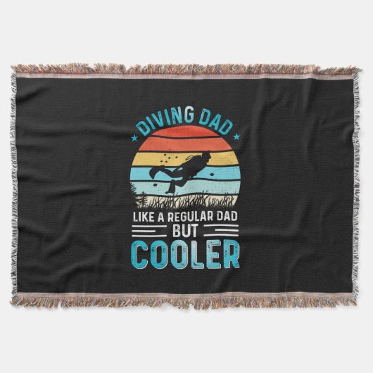 Diving Dad Deken (Voorkant)