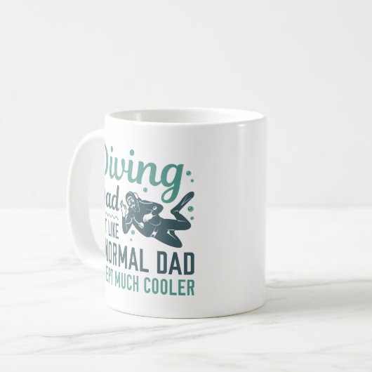 Diving Dad Koffiemok (Voorkant links)