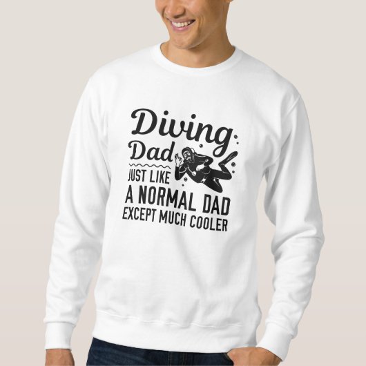 Diving Dad Trui (Voorkant)