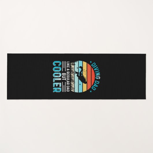 Diving Dad Yogamat (Voorkant (horizontaal))