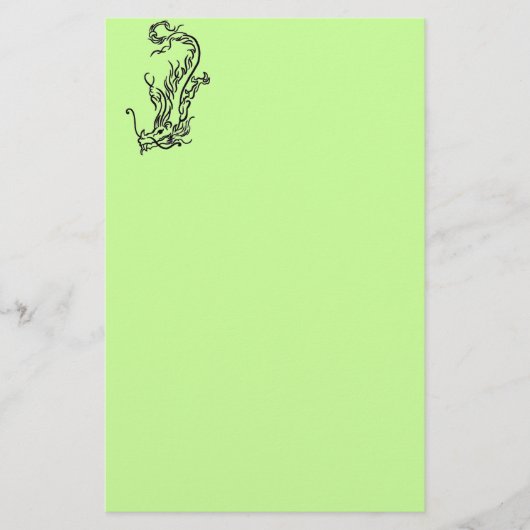 Diving Dragon Briefpapier (Voorkant)