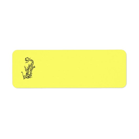 Diving Dragon Label (Voorkant)