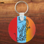 Diving Dragon Sleutelhanger (Voorkant)