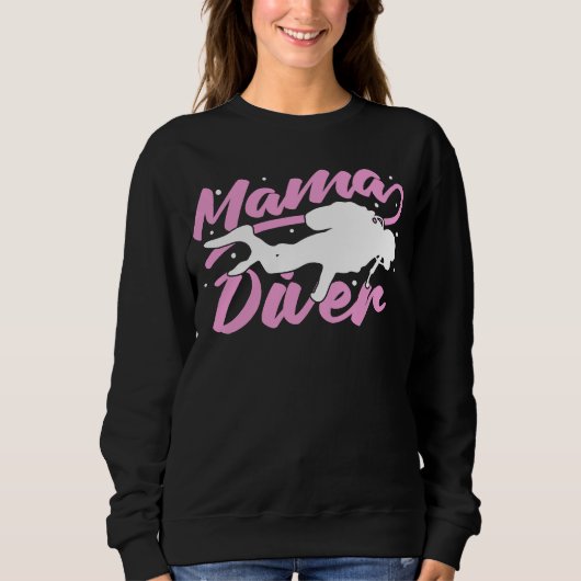 Diving equipment Scuba Mama Diver Diver Trui (Voorkant)