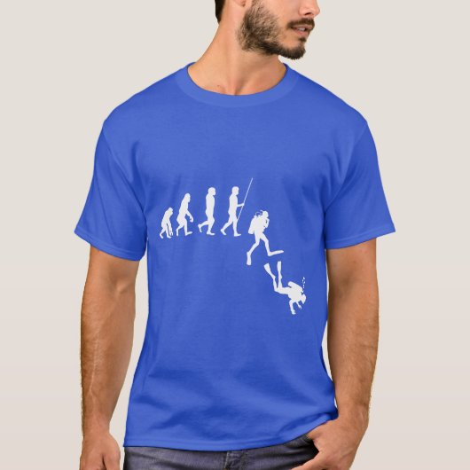 Diving Evolution Evolution vintage T-shirt (Voorkant)