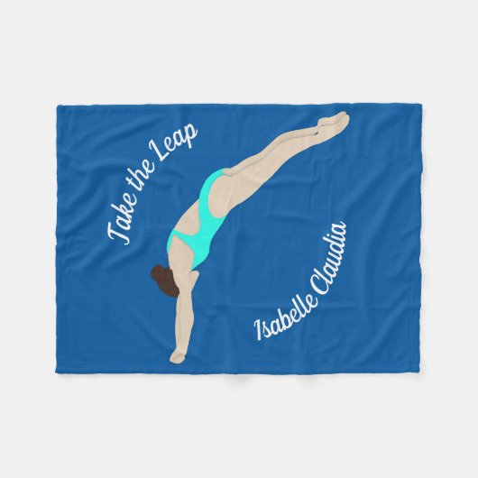 Diving Fleece Deken (Voorkant (Horizontaal))