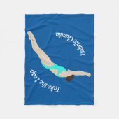 Diving Fleece Deken (Voorkant)