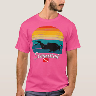 Diving Gift voor Connecticut Scuba T-shirt
