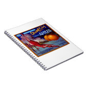 Diving Girl Apples Notitieboek (Rechterzijde)