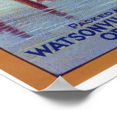 Diving Girl Apples Poster (Hoek)