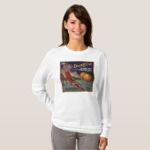 Diving Girl Apples T-shirt (Voorkant volledig)