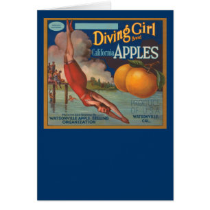 Diving Girl California Apples