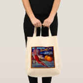 Diving Girl California Apples Tote Bag (Voorkant (product))