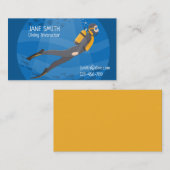 Diving Instructor deep zee duikbedrijf Visitekaartje (Voorkant / Achterkant)