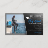 Diving Instructor | Frogman | Sport in Scuba Visitekaartje (Voorkant)