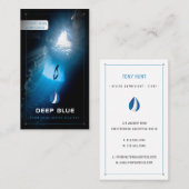 Diving Instructor | Frogman | Sport in Scuba Visitekaartje (Voorkant / Achterkant)