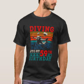 Diving Into My 59Th Skydiving T-shirt (Voorkant)