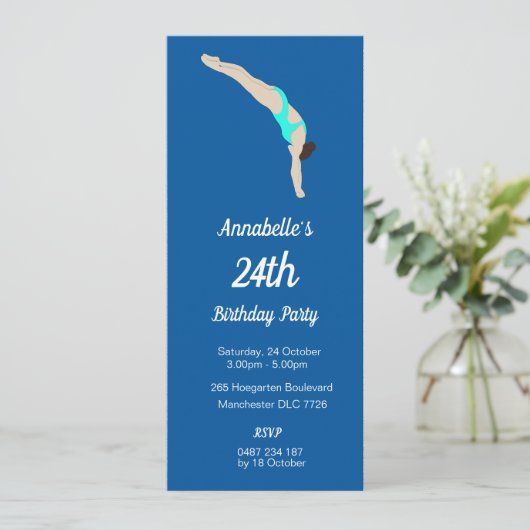 Diving Kaart (Staand voorkant)