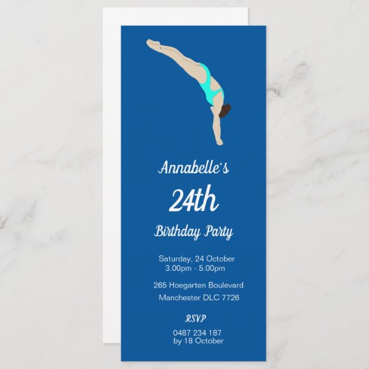 Diving Kaart (Voorkant / Achterkant)