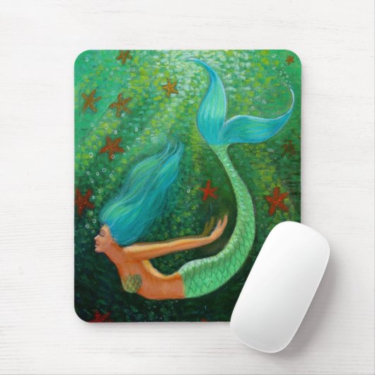 Diving Mermaid Muismat (Met muis)