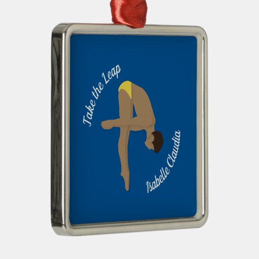 Diving Metalen Ornament (Rechts)