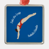 Diving Metalen Ornament (Voorkant)