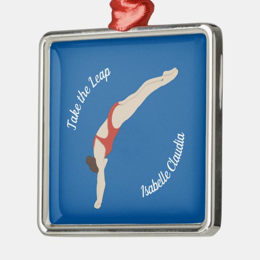 Diving Metalen Ornament (Links)