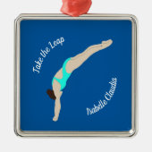 Diving Metalen Ornament (Voorkant)