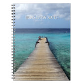 Diving Notebook (customizable text) Notitieboek (Voorkant)