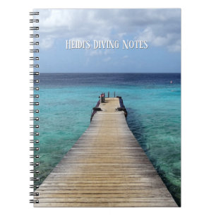 Diving Notebook (customizable text) Notitieboek