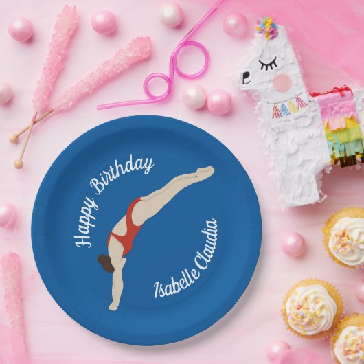 Diving Papieren Bordje (Feest)