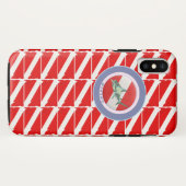 diving pattern flag Case-Mate iPhone case (Achterkant (horizontaal))