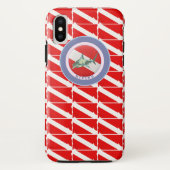 diving pattern flag Case-Mate iPhone case (Achterkant)
