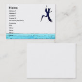 Diving Pelican Card Visitekaartje (Voorkant / Achterkant)
