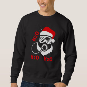 Diving Santa H2o H2o H2o Kerstmis Trui