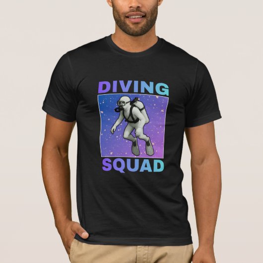 diving squad t-shirt (Voorkant)