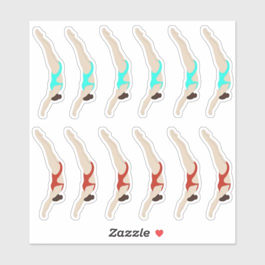 Diving Sticker (Vel)