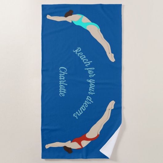 Diving Strandlaken (Voorkant)