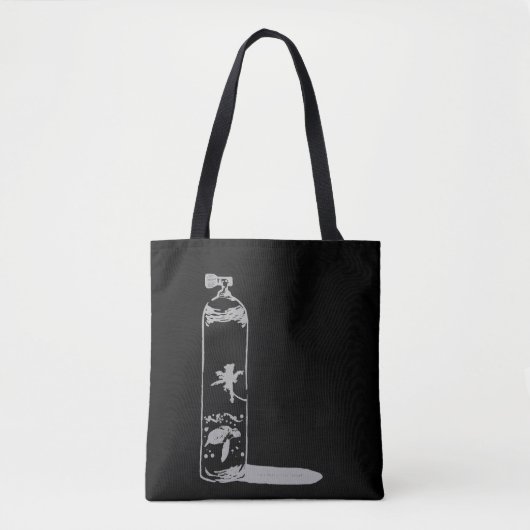 Diving Tank Tote Bag (Voorkant)