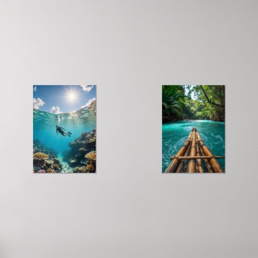 diving the reef muurkunst sets (Voorkant)