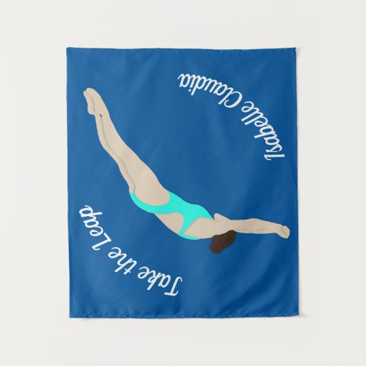 Diving Wandkleed (Voorkant)