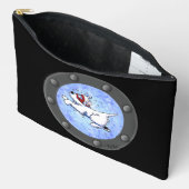 Diving Westie Porthole Etui (Open)