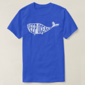 Diving Whale Ocean T-shirt (Design voorkant)